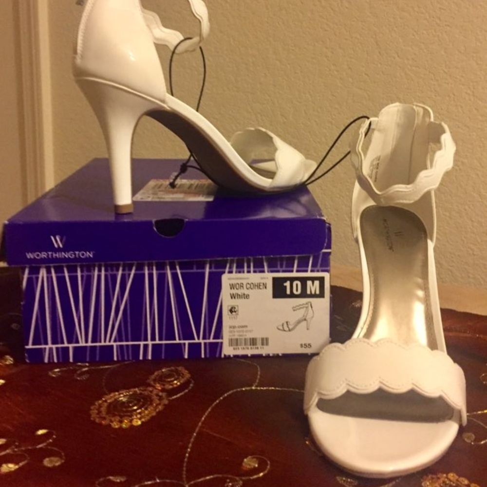 Worthington Cohen Open Toe Stiletto Heels - NWOT - Picture 5 of 8